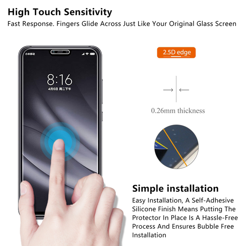 Bakeey-Anti-Explosion-Tempered-Glass-Screen-Protector-For-Xiaomi-Mi-8-Lite-Non-original-1397507-4